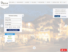 Tablet Screenshot of hotelmaria.com